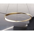 thumbnail image 5 of Afx Obrp40lajud Oberon 40" Wide Led Ring Chandelier - Brass, 5 of 7