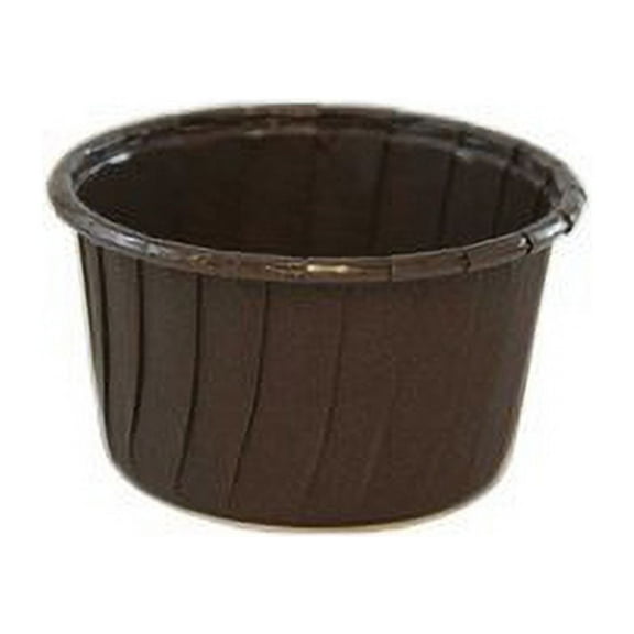 Frestanding Paper Baking Cup Brown - 2.6''x 1 7/16'' - 50pcs