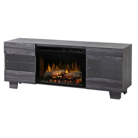 - Dimplex Max Media Console Electric Fireplace With Logs for TVs up to 50