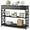 Black, variant on KOTEK Console Table with Drawer and Storage Shelves, Narrow Sofa Table for Living Room, Easy Assembly, 3-Tier Entryway Table with Storage for Hallway (Black)