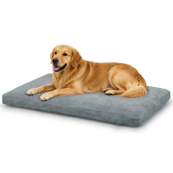 Shinnwa Dog Bed Crate Pad for Large Medium Pets with Removable Washable Cover for Crate 35 x 23