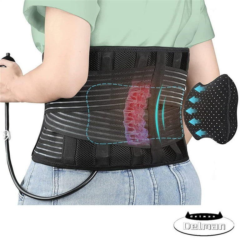 Plus Size Back Brace Back Support Belt With Adjustable, 52 OFF