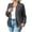 hgg010-Dark Gray, variant on Women's Bomber Jacket Zip Pocket Long Sleeve Sweatshirt, Sporty Casual Lightweight Flight Jacket with Classic Athletic Vibe