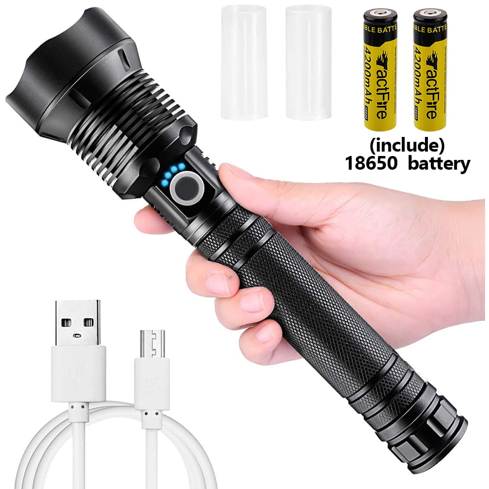 Powerful Flashlight 950000LM T6 LED Tactical Military Torch Zoomable Headlamp 