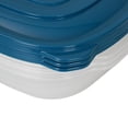 thumbnail image 4 of Mainstays Semi Durable Square 8cup Plastic Food Storage Container 3 Pack, A Practical Choice for Dry Goods and Bulk Ingredients, 4 of 10