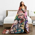 thumbnail image 5 of My Hero Academia Blanket, Anime Throw Blanket For Couch Sofa Bed, Soft Cozy Lightweight Warm Flannel Blanket, Home Decor, Anime Gifts For Boys Girls Kids Teens, 50"X40", 5 of 9