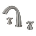 thumbnail image 1 of 8 Inch -18 Inch Widespread Roman Tub Filler - Satin Nickel, 1 of 1
