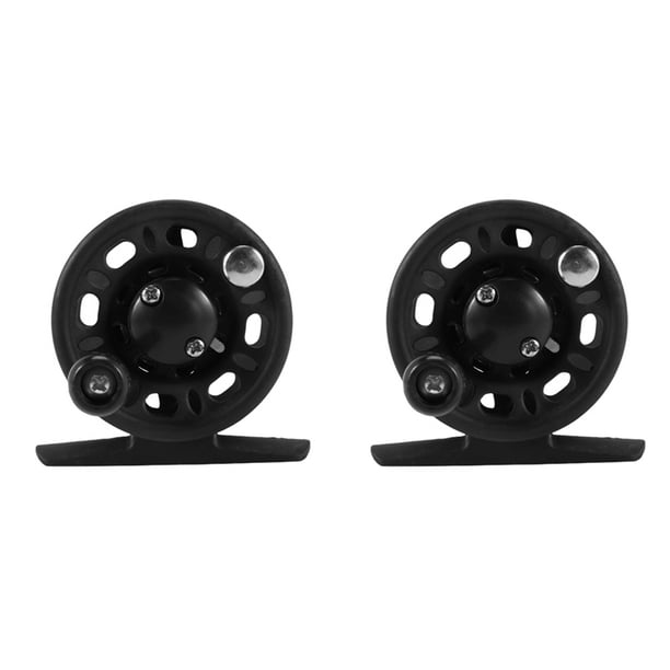 2X Carrete de Mosca de Plastico Pesca en el Pesca con Mosca Secuencia de Montana Intercambio Izquierdo/ Derecho (Bobina de 52 mm Diametro)