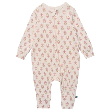 Modern Moments by Gerber Baby Neutral Super Soft Viscose Two-Way Zip Coverall, Sizes Newborn - 24 Months