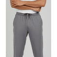 thumbnail image 3 of Real Essentials 3 Pack: Men's Mesh Open Bottom Sweatpants Gym Active Athletic Workout Casual Pants with Pockets (Big & Tall), 3 of 4