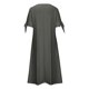 thumbnail image 2 of mfyjkho Vestidos midi para mujer, Vestido informal de manga corta con cuello redondo y bolsillos de color liso para mujer Vestidos de otoño xl, 2 of 3