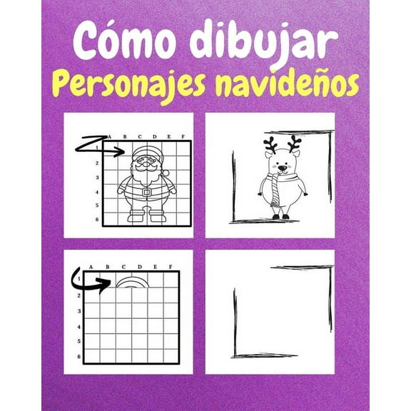 Cómo dibujar personajes navideños: Un libro de actividades, (Paperback)
