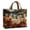 A, variant on Women's Quilted Tote Bag 3D Sheep Vintage Hobo Eye-Catching Lightweight Soft Shoulder Bag for Everyday Use 15.7x13.4 Inch