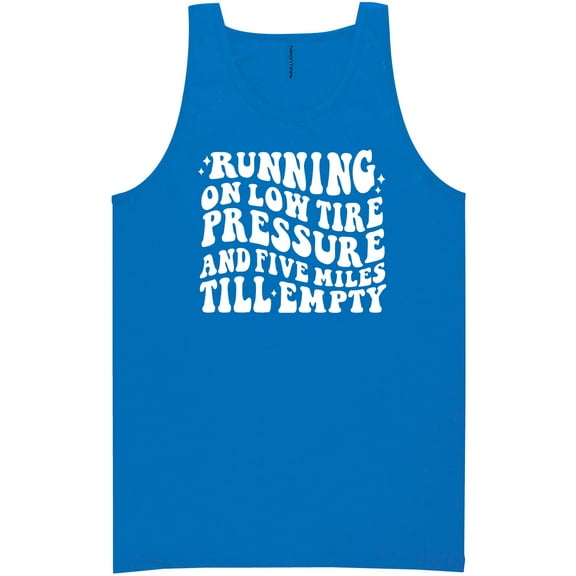 Running On Low Tire Pressure Neon Tank Top
