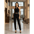 thumbnail image 2 of Set 2 Blusas Mujer Texturizada Casual Unitalla Blusa Crop Top para Mujer, 2 of 5