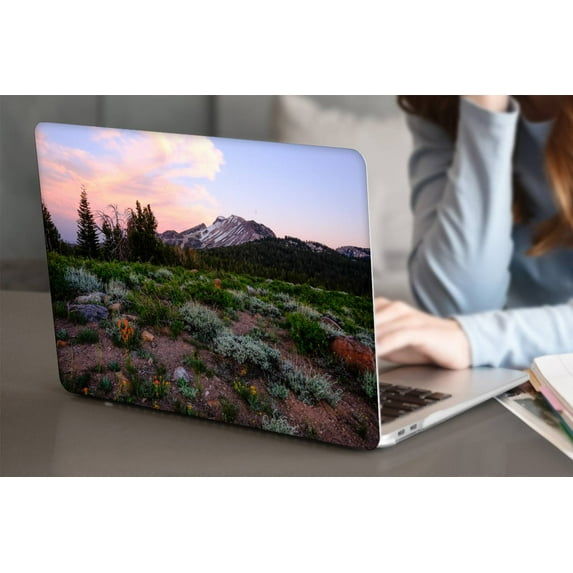 Hard Protective Shell Case Cover Only for New MacBook Air 13"( and , ) Cable Tie Model A2337 m1 A2179 A1932, Pink series 0443