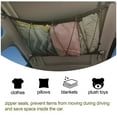 thumbnail image 3 of Braveheart Car Ceiling Mesh Bag Vehicle Roof Storage Net Pouch Drawstring Clothes Grocery Organizer Netting, 3 of 9