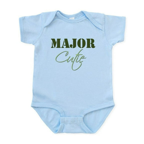 CafePress - Major Cutie Infant Bodysuit - Baby Light Bodysuit, Size Newborn - 24 Months