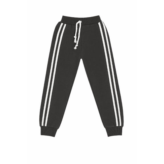 Toddler's Drawstring Sweatpants - Charcoal Gray - XLarge