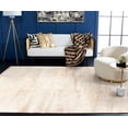 thumbnail image 4 of SAFAVIEH Mirage Peregrine Solid Area Rug, Beige, 9' x 12', 4 of 13