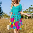 thumbnail image 2 of Colorful Dots Ress Women Elegant Luxury Women's Clothing Summer 2025 Novelties, 2 of 6