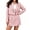 Pink, variant on Womens Cropped Tweed Blazer Sets 2 Piece Outfits and Mini Skirt Sets Business Casual Suits