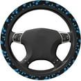 thumbnail image 3 of Blue Butterfly Steering Wheel Cover 15 Inches for Women Men, Neoprene Anti-Slip Cute Car Steering Wheel Grip Wrap Car Accessories Protective Case Cover for Vehicle Truck SUV, 3 of 17