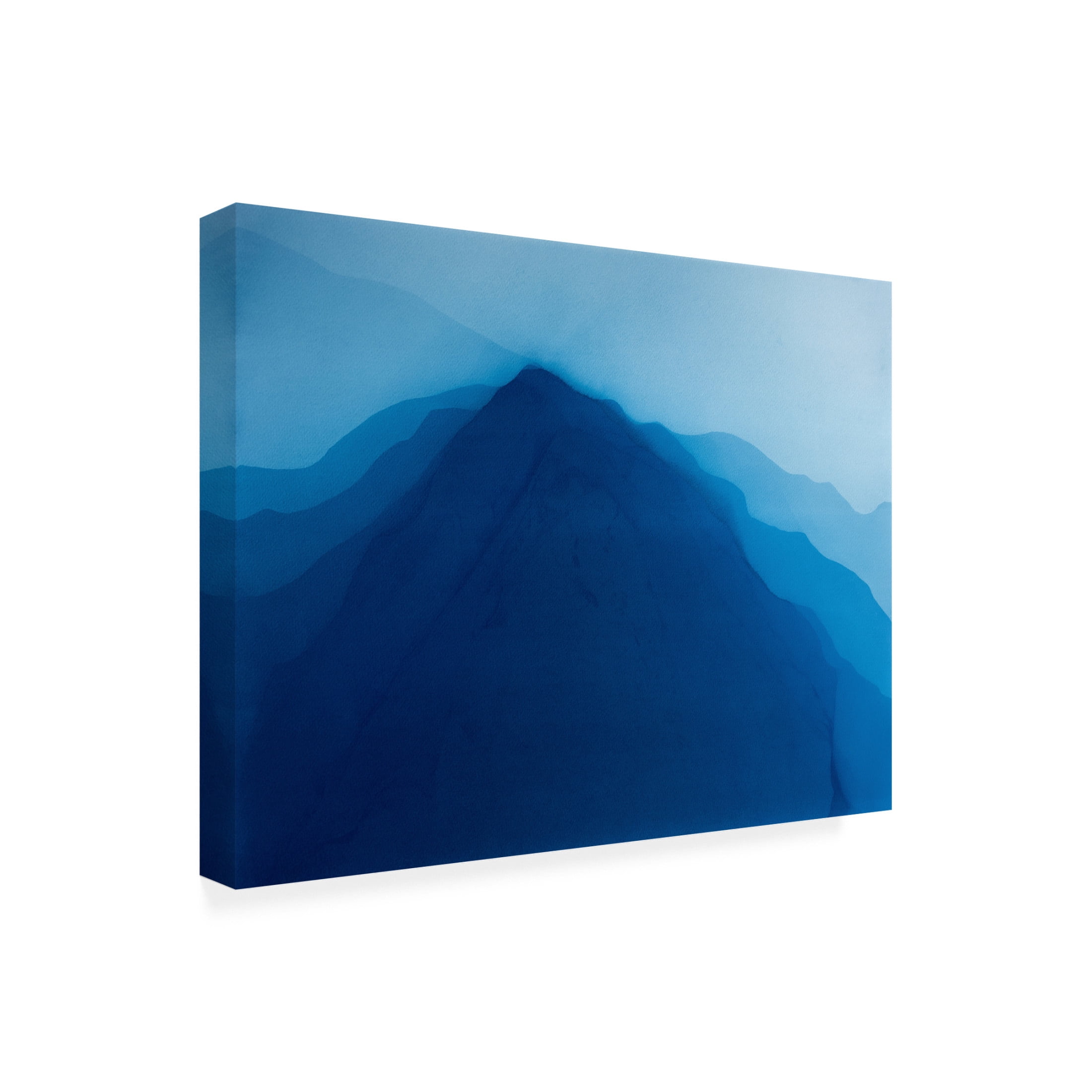 Canvas Wall Art - Christine So 'Faraway Hills 20' Wall Art for Living Room, Bedroom, or Office Décor by Trademark Fine Art - 47 x 35 Inches