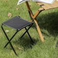 thumbnail image 6 of Outdoor Portable Folding Stool, Folding Camping Stool, Lightweight Easy Carry, Folding Camping Stool, For Outdoor Gardening, Beach, Hiking, Fishing, Travel, BBQ, Quick Folding Design, Easy To Carry, 6 of 8