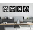 thumbnail image 5 of Jesus Art Wall Decor,Gothic Decor Wall Art,Black Tarot Astrology Witch Canvas Home Decor Occult Dark Academia Emo Decor for Bedroom Dark Aesthetic Posters Bathroom Decoration,4 Pieces, 5 of 6