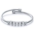 thumbnail image 1 of Women's Detachable Open Bracelet Titanium Steel Bracelets, 3 Pieces Different Styles, 1 of 5