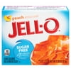 Jell-O Sugar Free Peach Low Calorie Gelatin Dessert Mix, 0.3 OZ, 4-Pack
