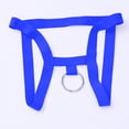 thumbnail image 6 of Penkiiy Men's Underwear Thongs And G-Strings Underwear Youth Low Waist Lifting Ring Underwear Detachable Free Size Blue, 6 of 7