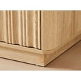 thumbnail image 5 of Wirrytor 8-Drawer Natural Wood Fluted Dresser Chest, Modern Wave Panel Storage Organizer With Anti-Tipping Design, Large Capacity Closet Cabinet For Bedroom Hallway Living Room, 5 of 22