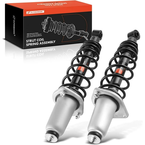 A-Premium Rear Pair (2) Complete Strut & Coil Spring Assembly Compatible with Mazda MX-5 Miata 2006-2014, Driver and Passenger Side