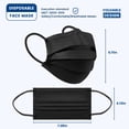 thumbnail image 7 of Adult Face Masks, Disposable 50 Pack, Individually Wrapped for On-the-Go Convenience, Breathable Comfortable Fit, 5-Layer Design, 7 of 7