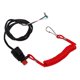 thumbnail image 2 of Interruptor de parada de motor fueraborda ABS, resistente al agua, diseño de Clip Flexible, interruptor de seguridad para barco de 95cm YUNYI BRAND  Deportes, 2 of 8