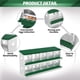 thumbnail image 3 of Cajas Nido para Gallinas, Caja Metálica con 10 Compartimentos, Percha, Tapa Segura, Versátil para Montaje en Pared, 3 of 7