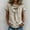 Khaki, variant on LEKODE Boho Tops for Women Cotton Vintage Tshirts Plus Size Tops Cotton Gauze Tops Short Sleeve Shirts Solid Summer Tops Loose Dressy Casual Blouse Summer Blouses for Women Black L