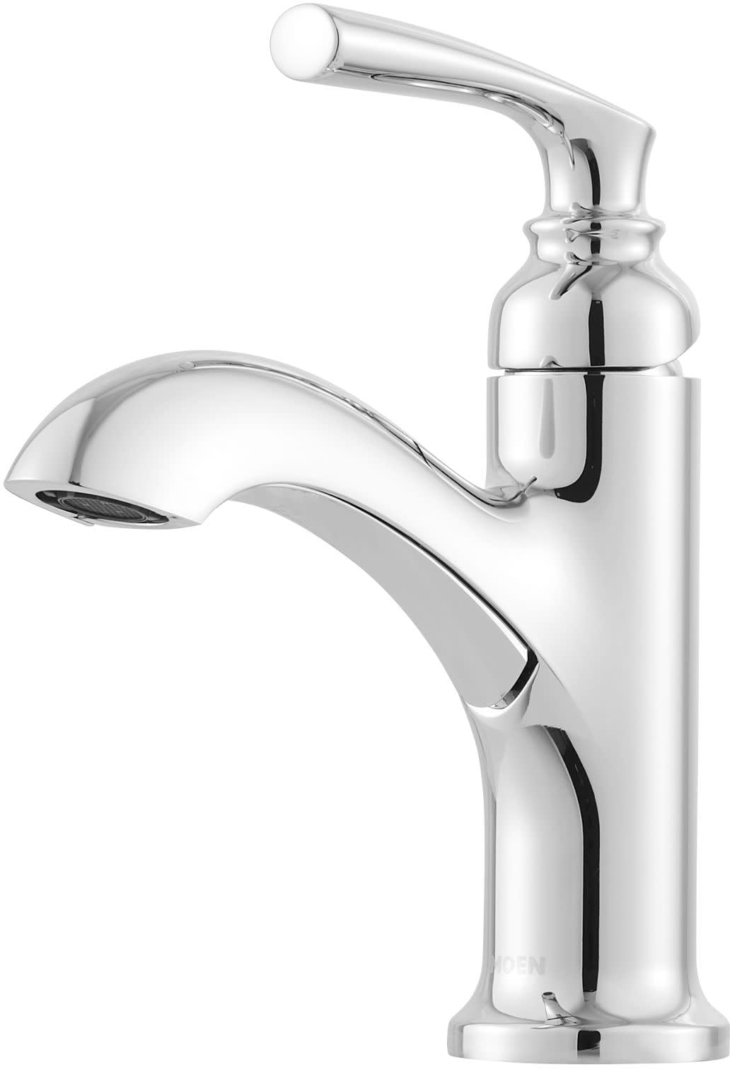 Moen 84535SRN Hilliard 1.2 GPM Single Hole Bathroom Faucet - Nickel