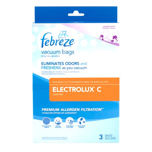 Febreze Vacuum Bags, Electrolux C, Pack of 3