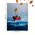 thumbnail image 3 of Qisvanset 12x16 Inch Vibrant Wildflower Meadow Sunset Oil Painting Canvas Print Wall Art, 3 of 5