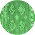 thumbnail image 1 of Ahgly Company Indoor Round Persian Emerald Green Traditional Area Rugs, 8' Round, 1 of 4