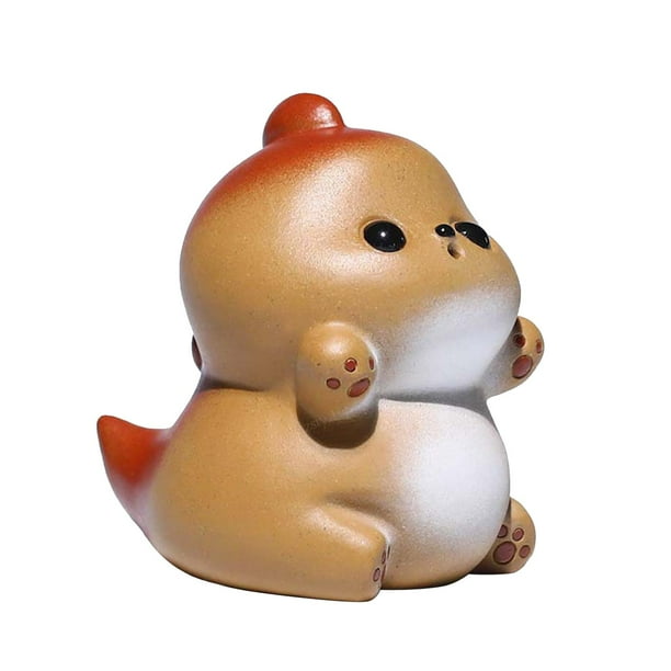 Artículos decorativos para mascotas de té Zisha chino, artesanía Fengshui, recuerdo habitable. Pararse