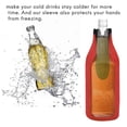 thumbnail image 2 of 4 Pack Beer Bottle Insulator Sleeve Keep Drink Cold,Zip-Up Bottle Jackets,Beer Bottle Cooler Sleeves, 2 of 5