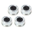 thumbnail image 1 of Trailer Axle Bearing Dust Cap, Easy Maintenance 4PCS Waterproof Trailer Axle Grease Cap Wide Application Durable  for Camping, 1 of 7