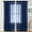Dark blue, variant on Joqmia Sheer Curtains 2 Panels Set, Sheer White Curtains Light Filtering Rod Pocket Window Sheer Curtain Panels, Elegant Curtains & Drapes for Bedroom(Black, 40" W x 52" L)