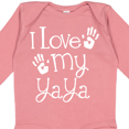 thumbnail image 4 of Inktastic I Love My Yaya Grandchild Boys or Girls Long Sleeve Baby Bodysuit, 4 of 5