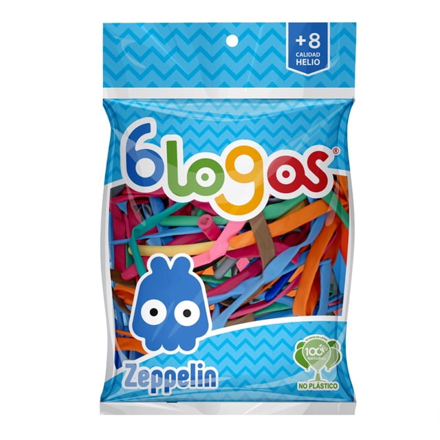 Globos Blogos Multicolor No 270 con 50 Piezas