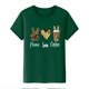 thumbnail image 4 of Mujeres Manga Corta de Verano Tops Pascua Impresa Cuello Redondo, Blusa de Moda Casual para la Primavera, 4 of 5